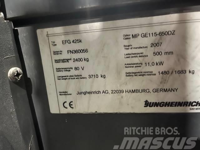 Jungheinrich EFG 425 K Empilhadores eléctricos