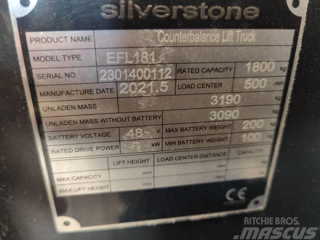 Silverstone EFL181  (RENT244) Empilhadores eléctricos
