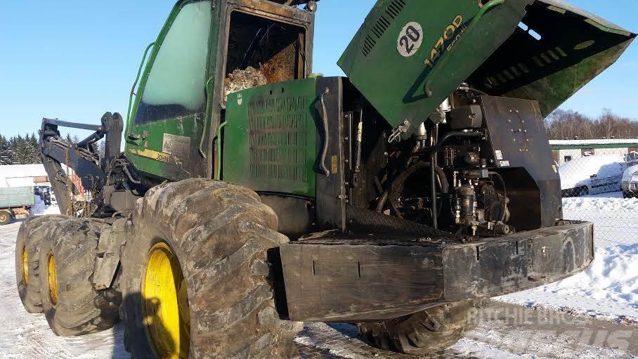 John Deere 1470D Harvester Eco 3, beaking for parts Outros componentes