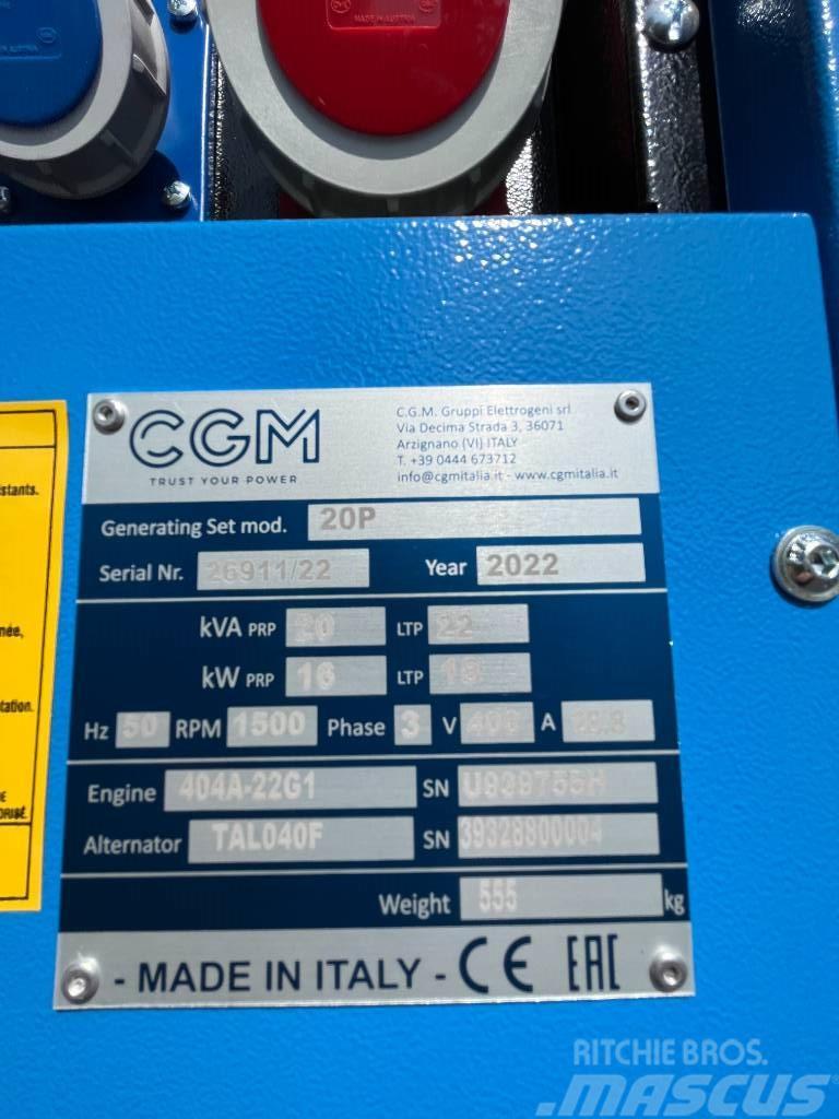 CGM 20P - Perkins 22 KVA generator Geradores Diesel