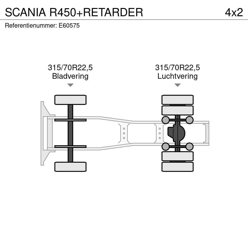 Scania R450+RETARDER Tractores (camiões)