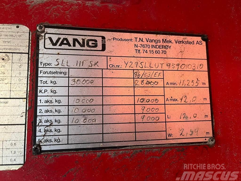 Vang SLL 111 SK BOX L=8228 mm Reboques de caixa fechada