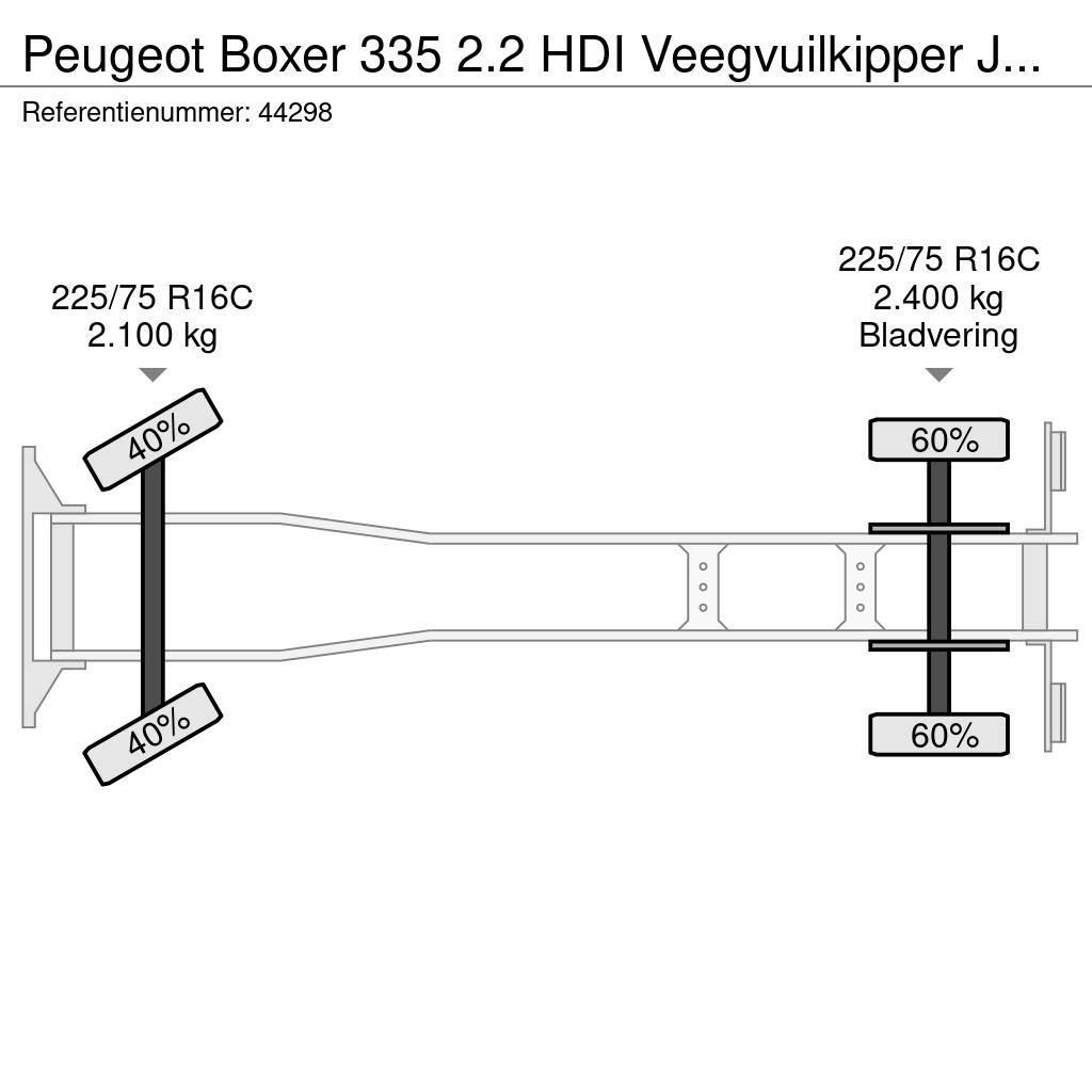 Peugeot Boxer 335 2.2 HDI Veegvuilkipper Just 156.275 km! Camiões estrado/caixa aberta
