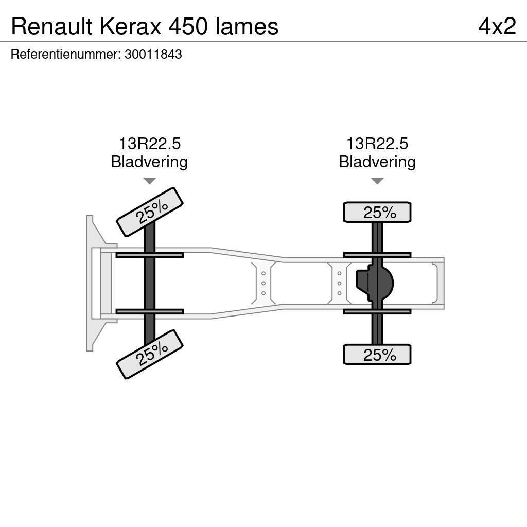 Renault Kerax 450 lames Tractores (camiões)