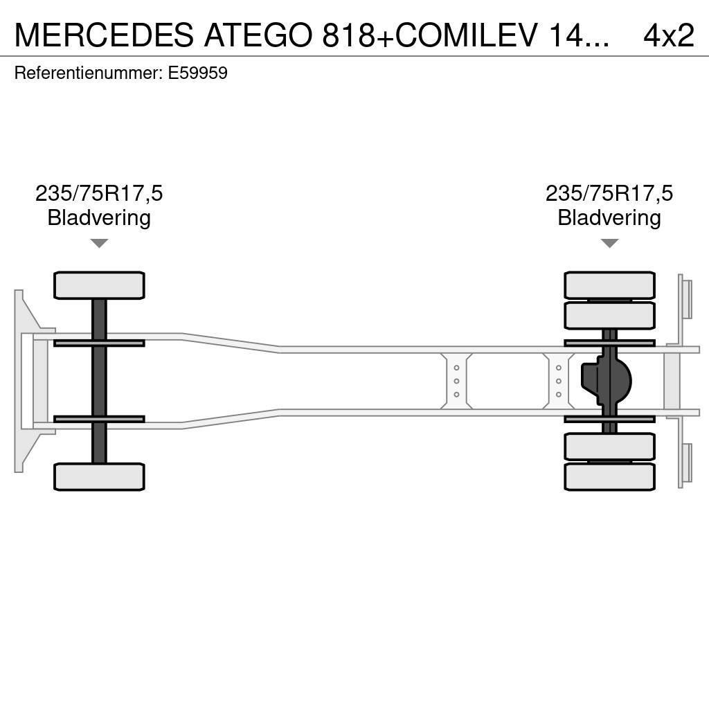 Mercedes-Benz ATEGO 818+COMILEV 140 TPC Plataformas aéreas montadas em camião