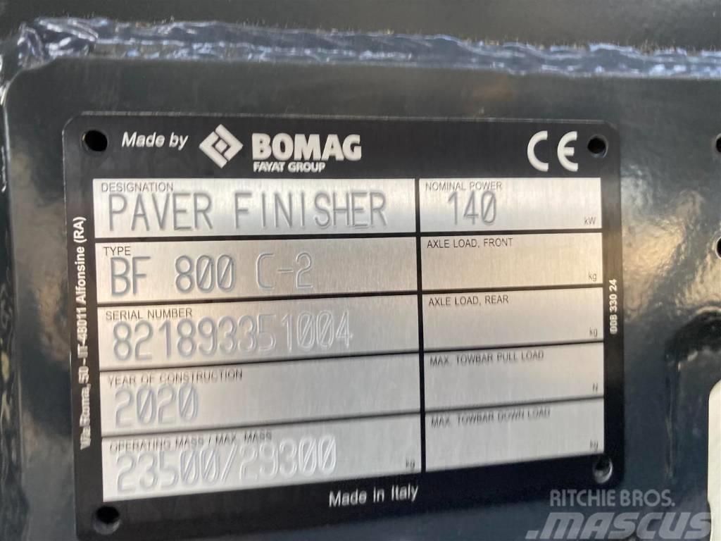 Bomag BF 800 C-2 S600 HMI 1.0 Pavimentadoras de asfalto