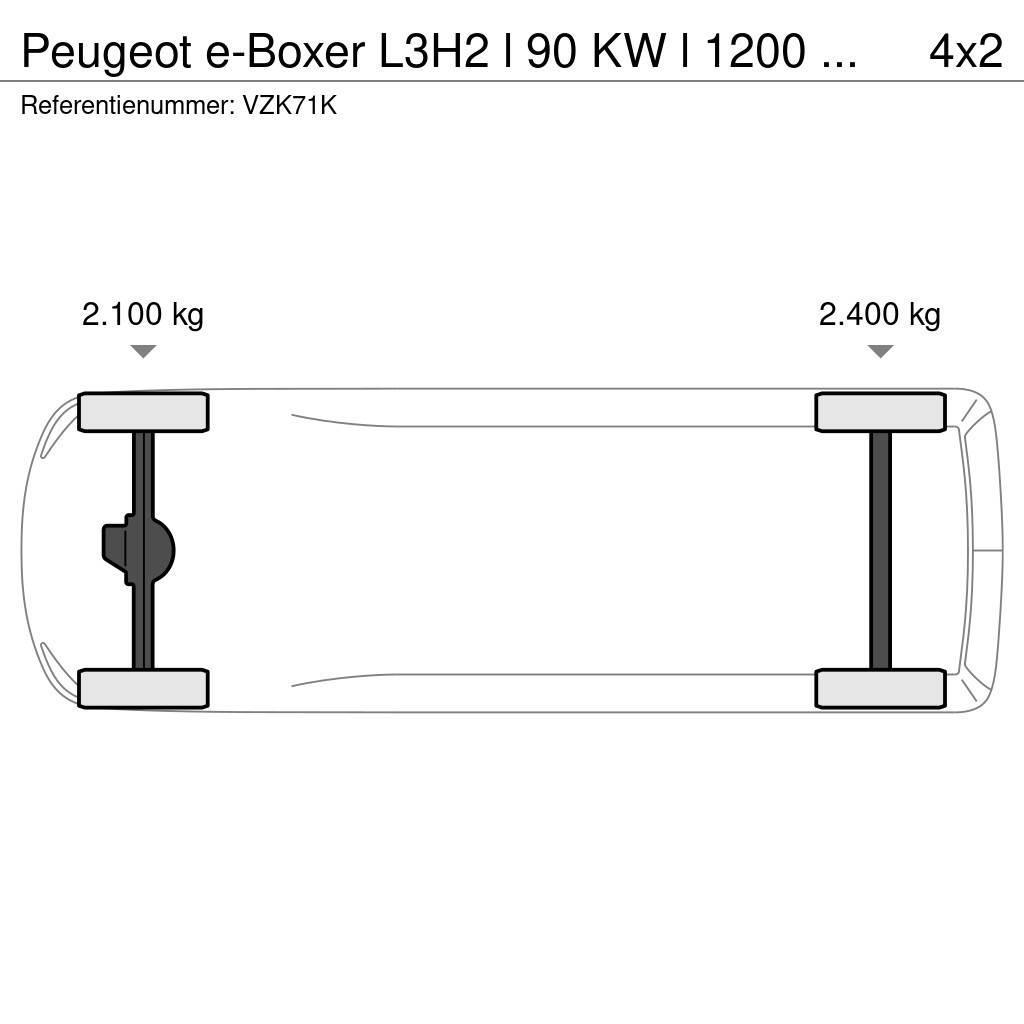 Peugeot e-Boxer L3H2 l 90 KW l 1200 KM l AIRCO l NAVI l CA Caixa fechada