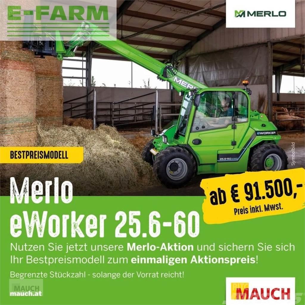 Merlo e-worker 25.5-60 aktion Telescópicas para Agricultura