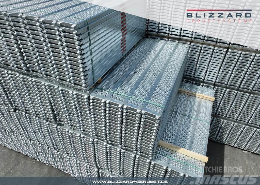  136,21 m² Neu Stahlgerüst, Stahlböden Blizzard S70 Andaimes
