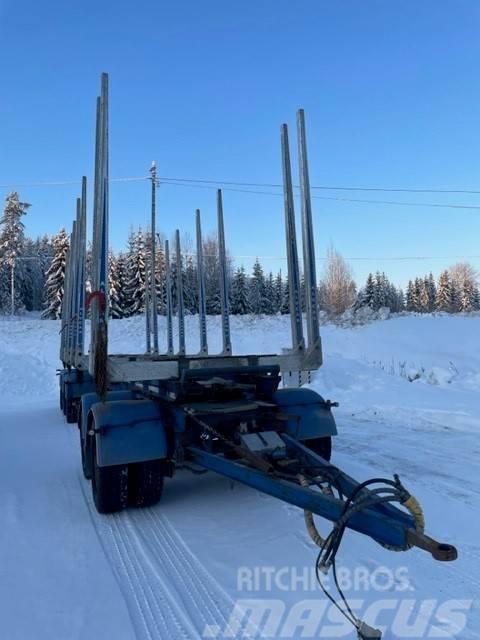 Wilma Puutavaraperävaunu 10.5m rungolla Reboques de transporte de troncos