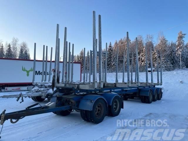 Wilma Puutavaraperävaunu 10.5m rungolla Reboques de transporte de troncos