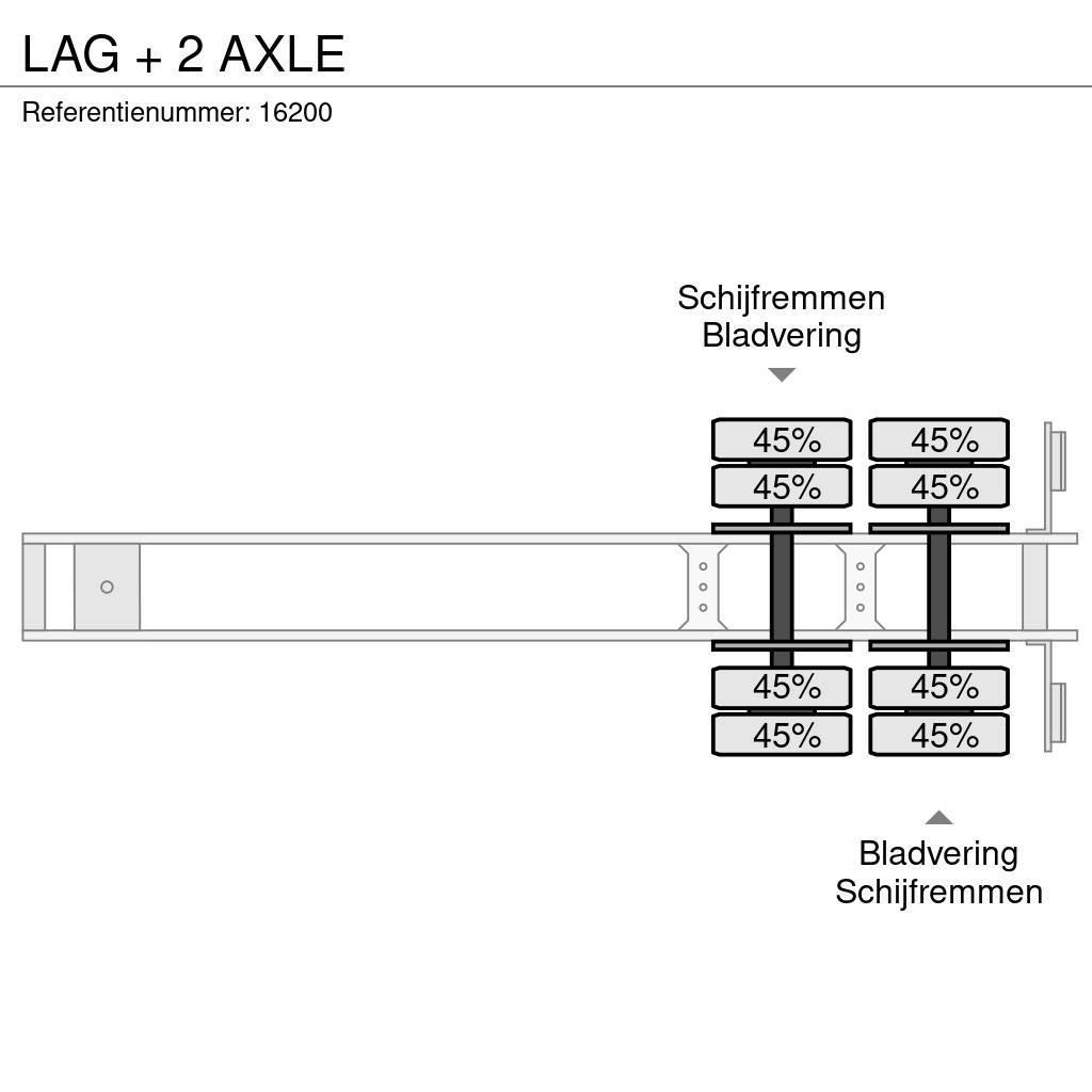 LAG + 2 AXLE Semi Reboques Basculantes