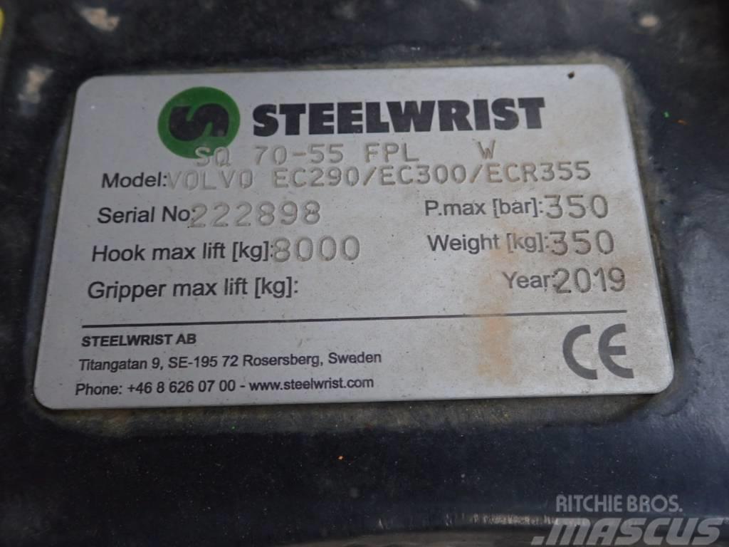 Steelwrist Vollhydr. SW SQ70 passend Volvo EC300 Conectores