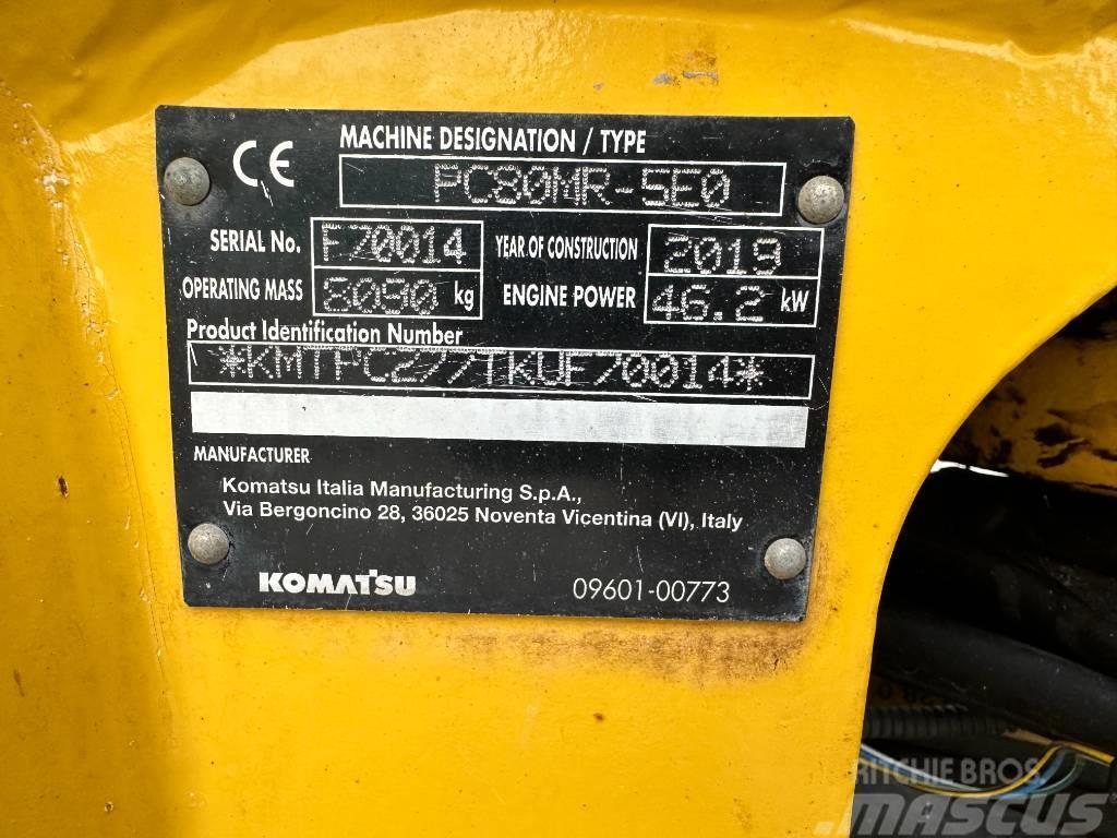 Komatsu PC80MR Escavadoras Midi 7t - 12t