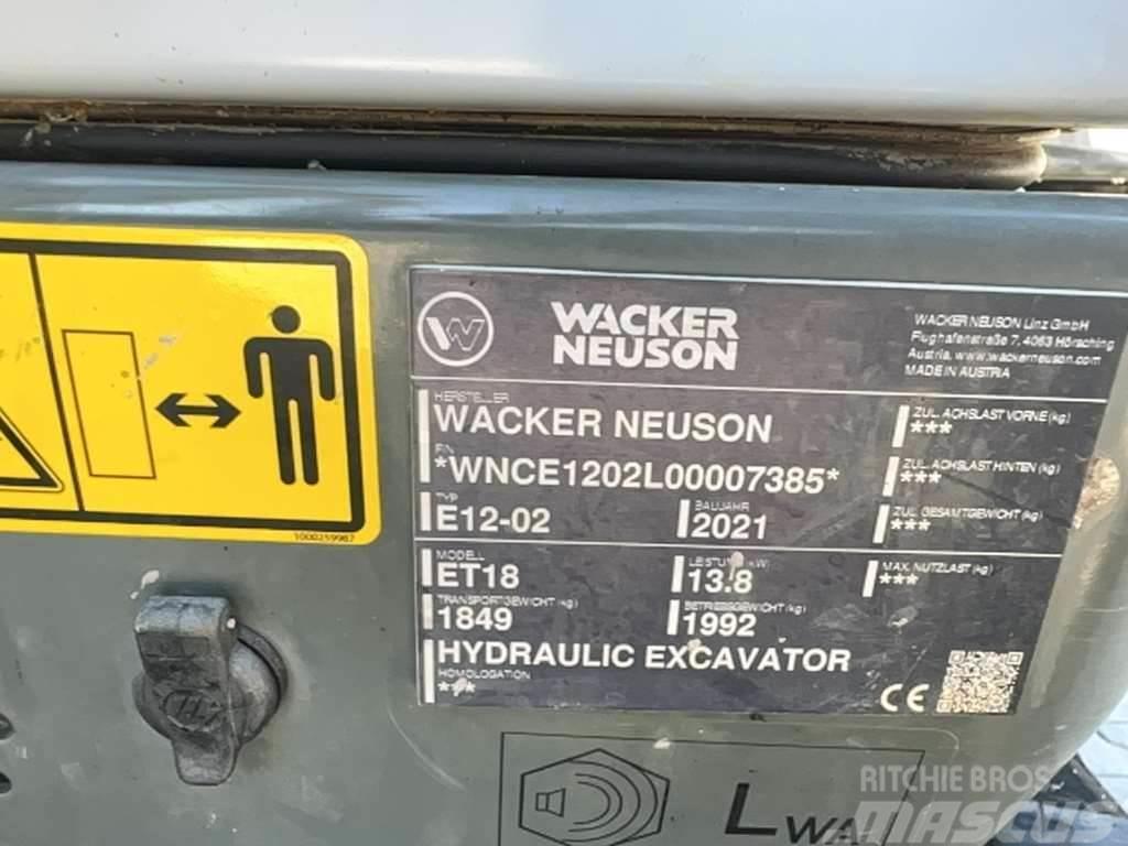 Wacker Neuson ET 18 Escavadoras de rastos