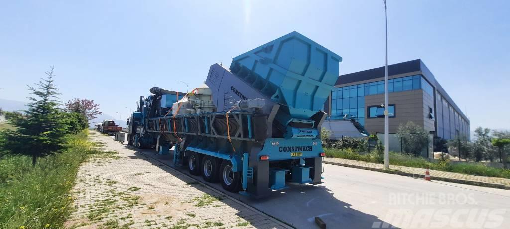 Constmach 250 TPH Mobile Jaw Crushing Plant - Stone Crusher Britadores móveis