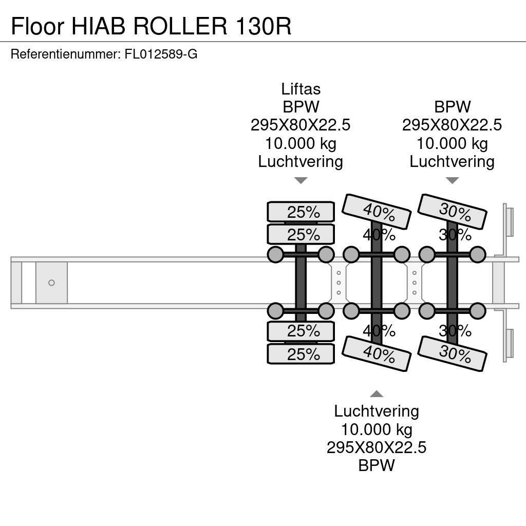 Floor HIAB ROLLER 130R Semi Reboques estrado/caixa aberta