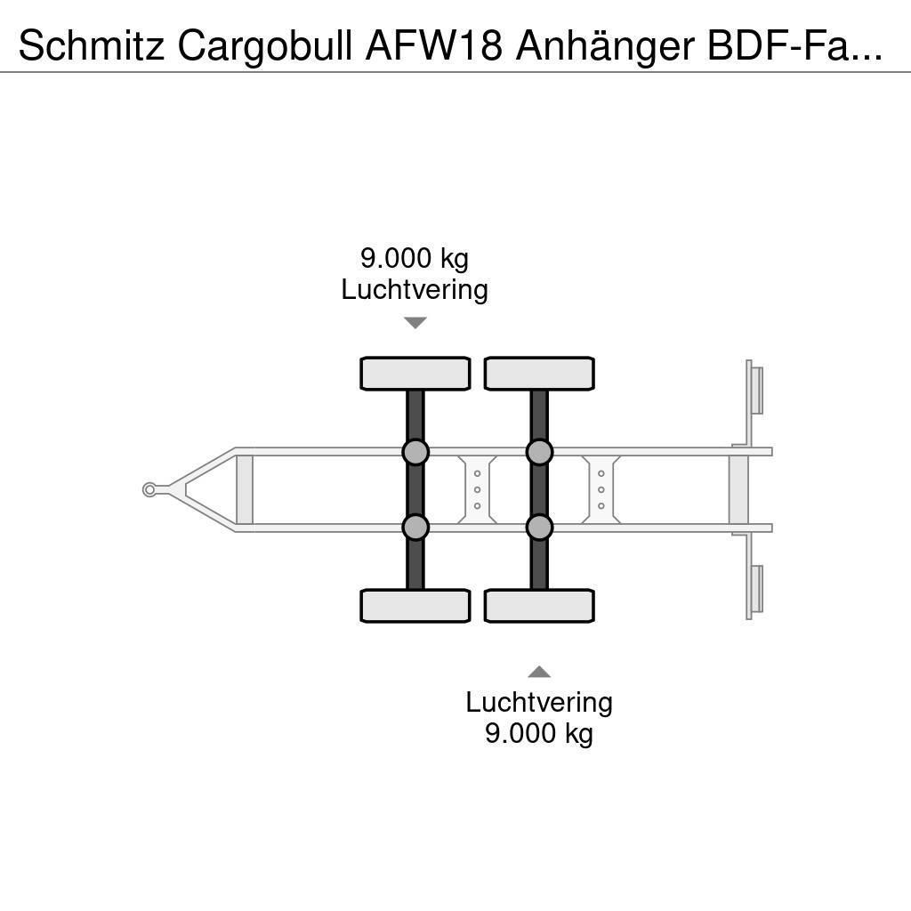 Schmitz Cargobull AFW18 Anhänger BDF-Fahrgestell Reboques Porta Contentores