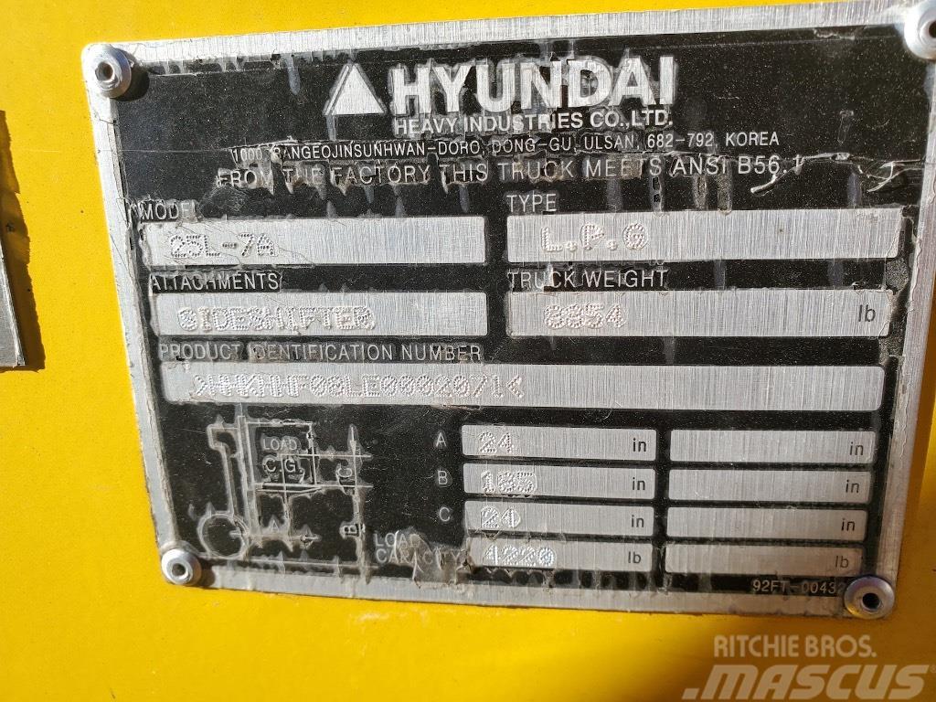 Hyundai 25 L-7 A Empilhadores - Outros