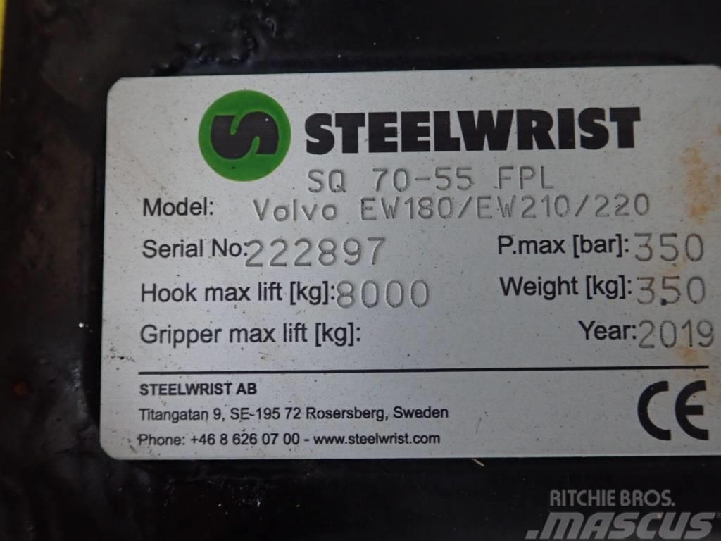 Steelwrist Vollhyd. SW SQ70 FPL passend Volvo EW180 Conectores