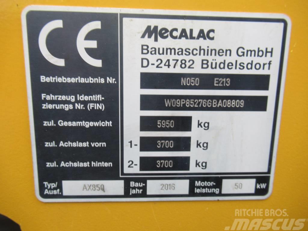 Mecalac AX 850 35KM/H Pás carregadoras de rodas