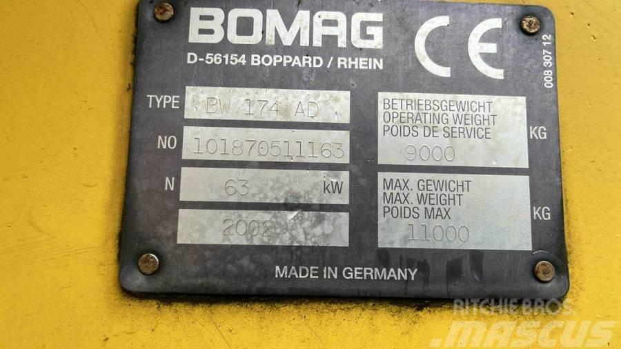 Bomag BW174 AD Cilindros Compactadores tandem