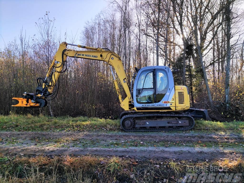 New Holland Kobelco E80-1ES Escavadoras florestais