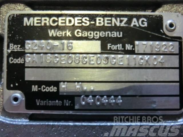  Getriebe / transmisson G240 Peças e equipamento de gruas
