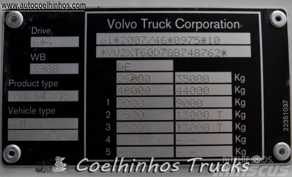 Volvo FMX 540  Retarder 6x4 Camiões de chassis e cabine