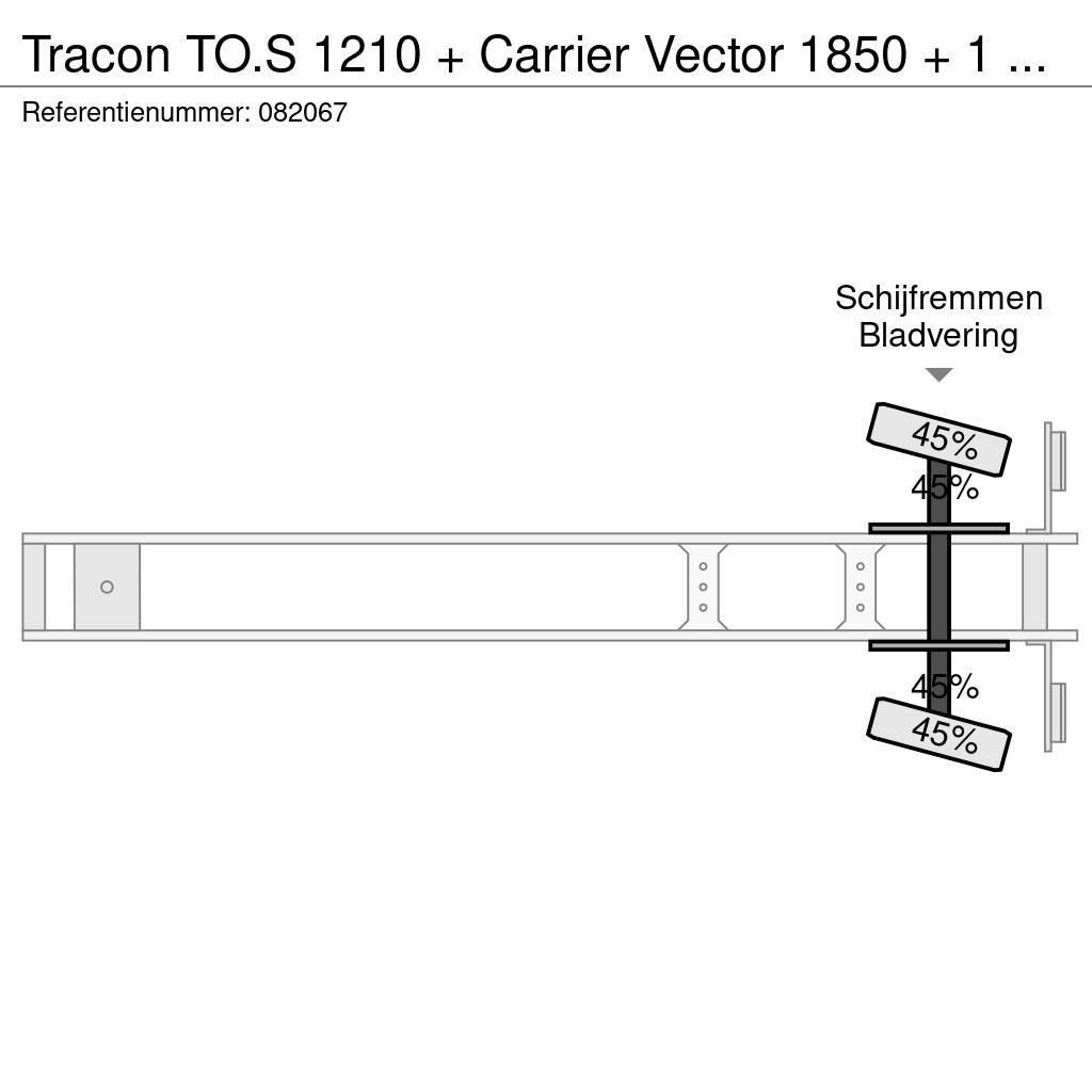Tracon TO.S 1210 + Carrier Vector 1850 + 1 AXLE Semi Reboques Isotérmicos