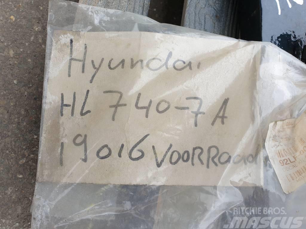 Hyundai HL740-7A bucket linkage Chassis e suspensões