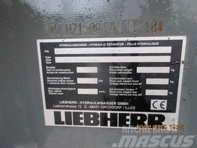 Liebherr A 918 Compact Litronic Escavadoras de rodas