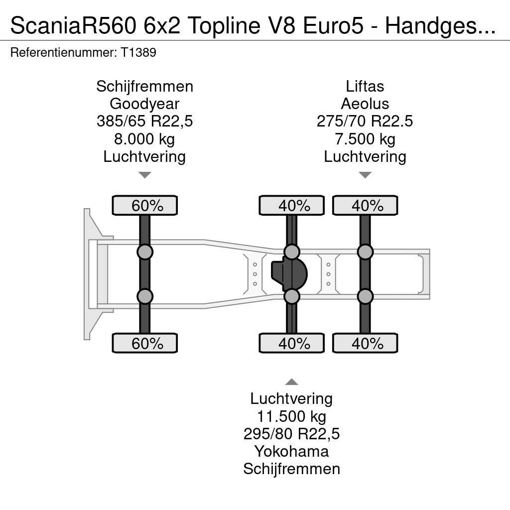Scania R560 6x2 Topline V8 Euro5 - Handgeschakeld - Vollu Tractores (camiões)