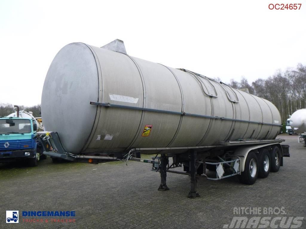 Trailor Heavy oil / bitumen tank steel 31.1 m3 / 1 comp Semi Reboques Cisterna