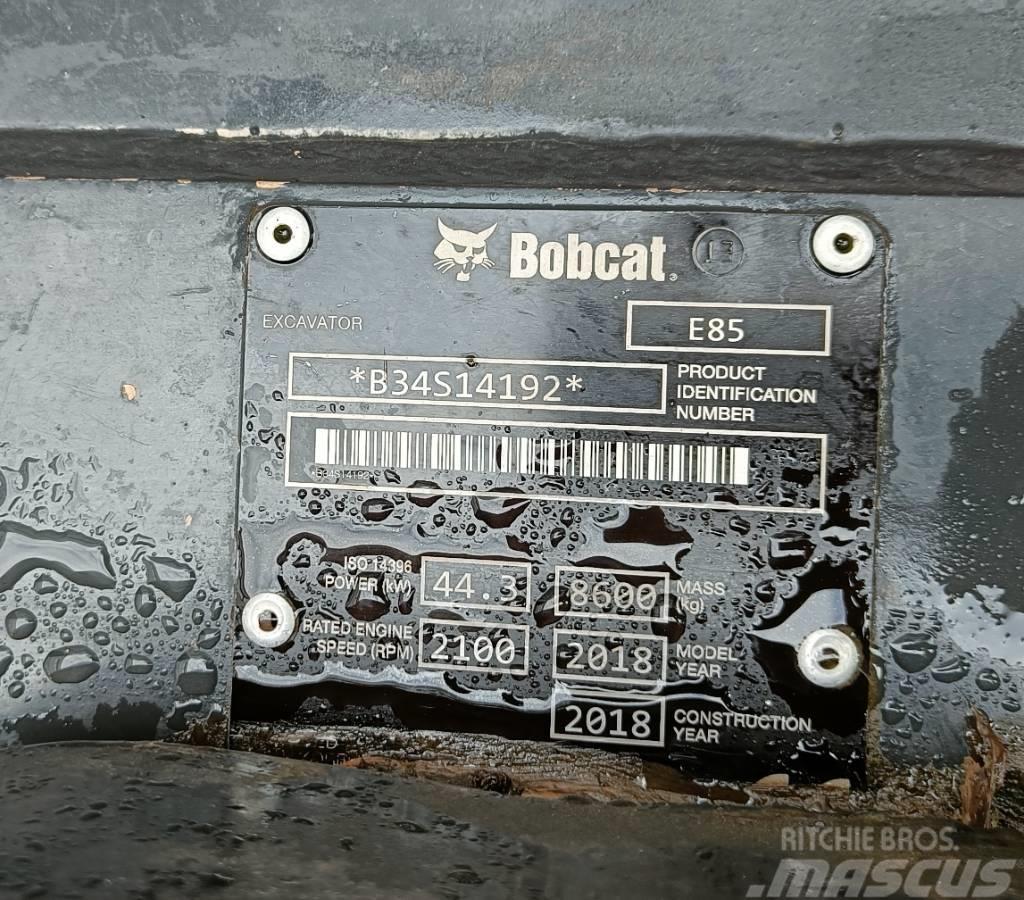 Bobcat E 85 / 8600kg / Escavadoras Midi 7t - 12t