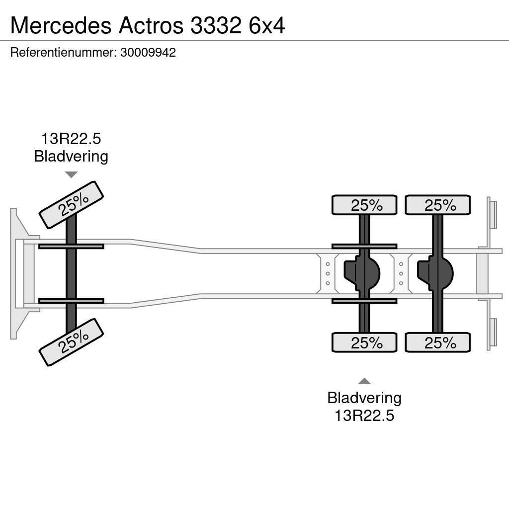 Mercedes-Benz Actros 3332 6x4 Camiões basculantes