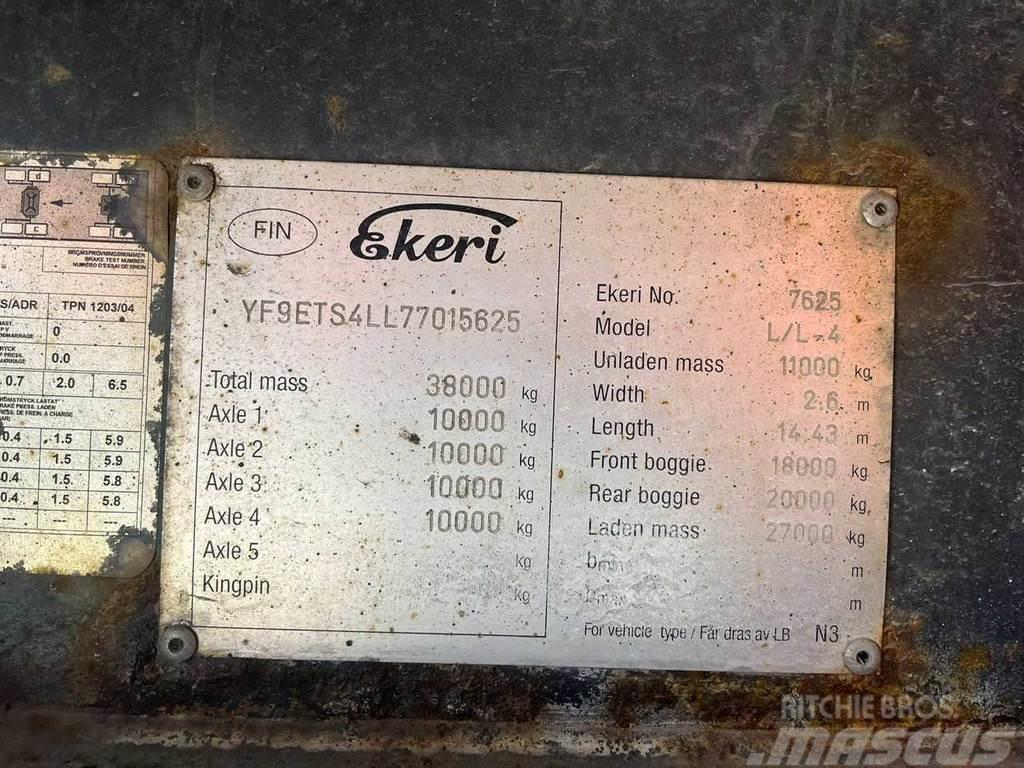 Ekeri L/L-4 TK SL-400 / BOX L=12384 mm Reboques caixa de temperatura controlada