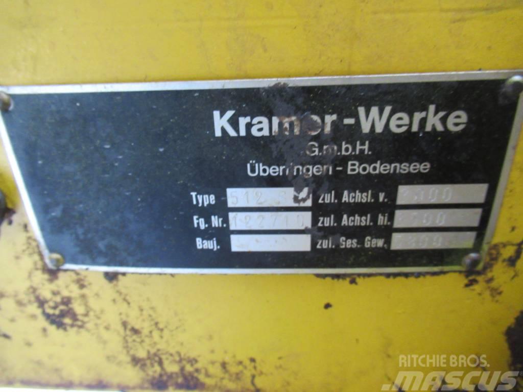 Kramer 512 SL KAUHA + PIIKIT Pás carregadoras de rodas