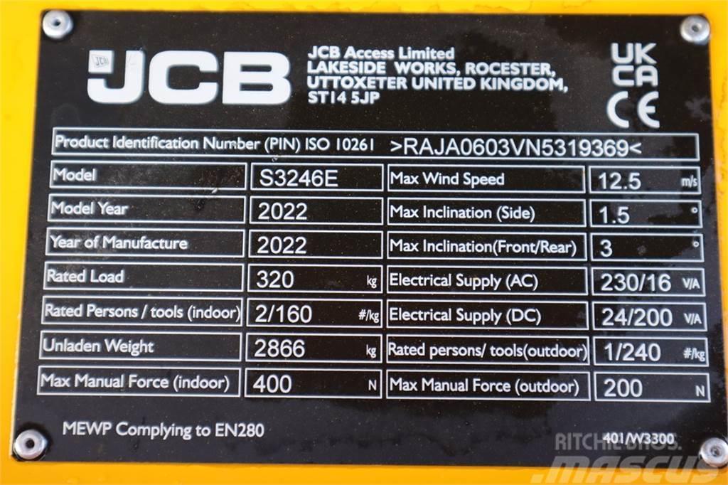 JCB S3246E Valid inspection, *Guarantee! New And Avail Elevadores de tesoura