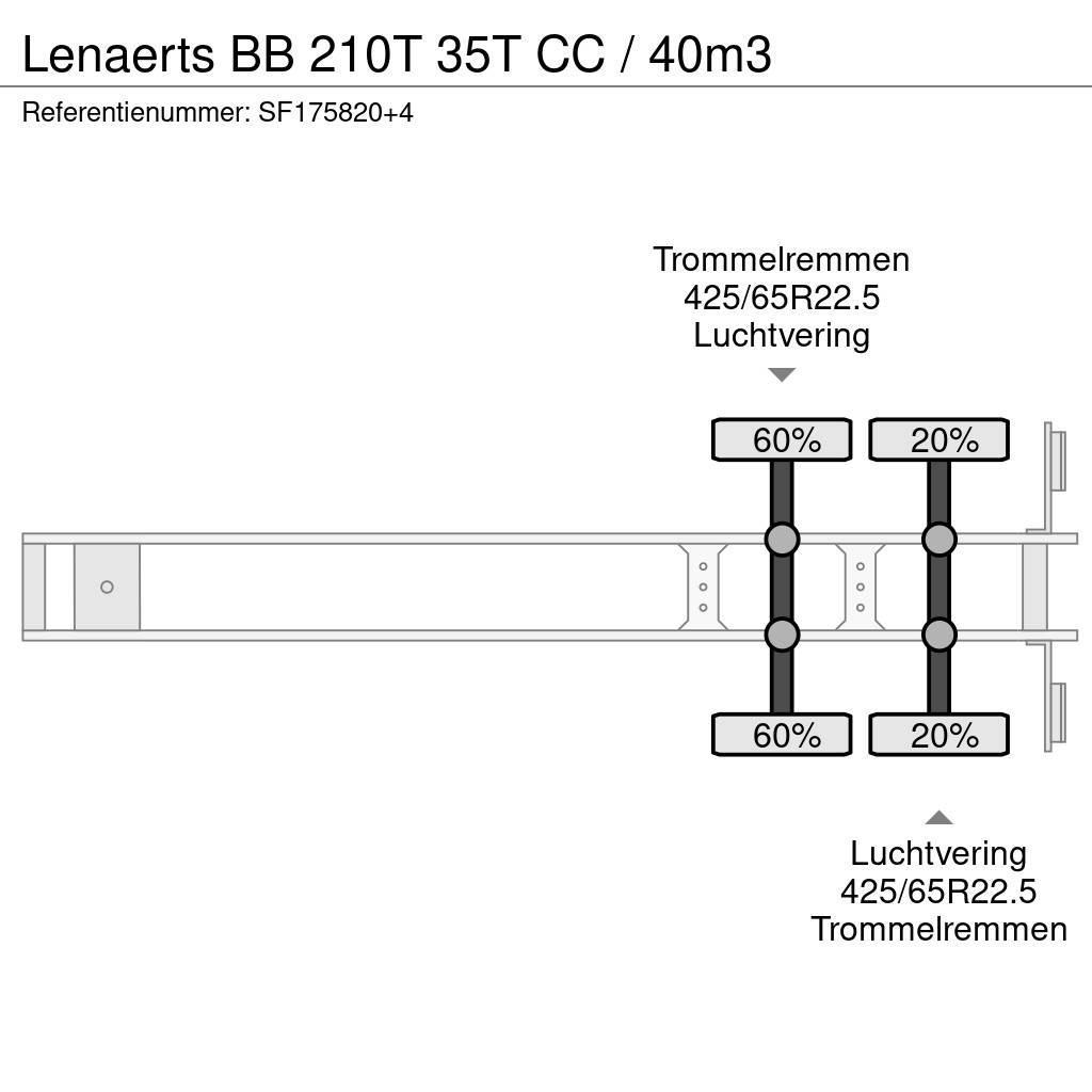 Lenaerts BB 210T 35T CC /  40m3 Semi Reboques Basculantes