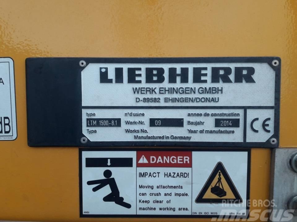 Liebherr LTM 1500-8.1 Gruas Todo terreno