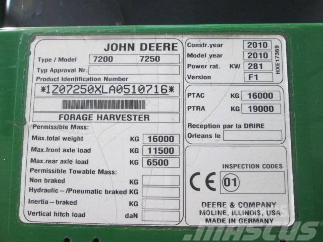John Deere 7250 Forrageiras auto-propulsionadas