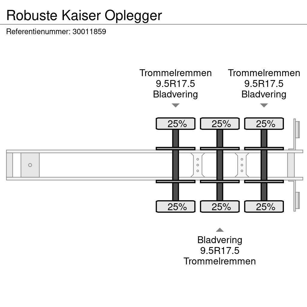 Robuste Kaiser Oplegger Semi Reboques Carga Baixa