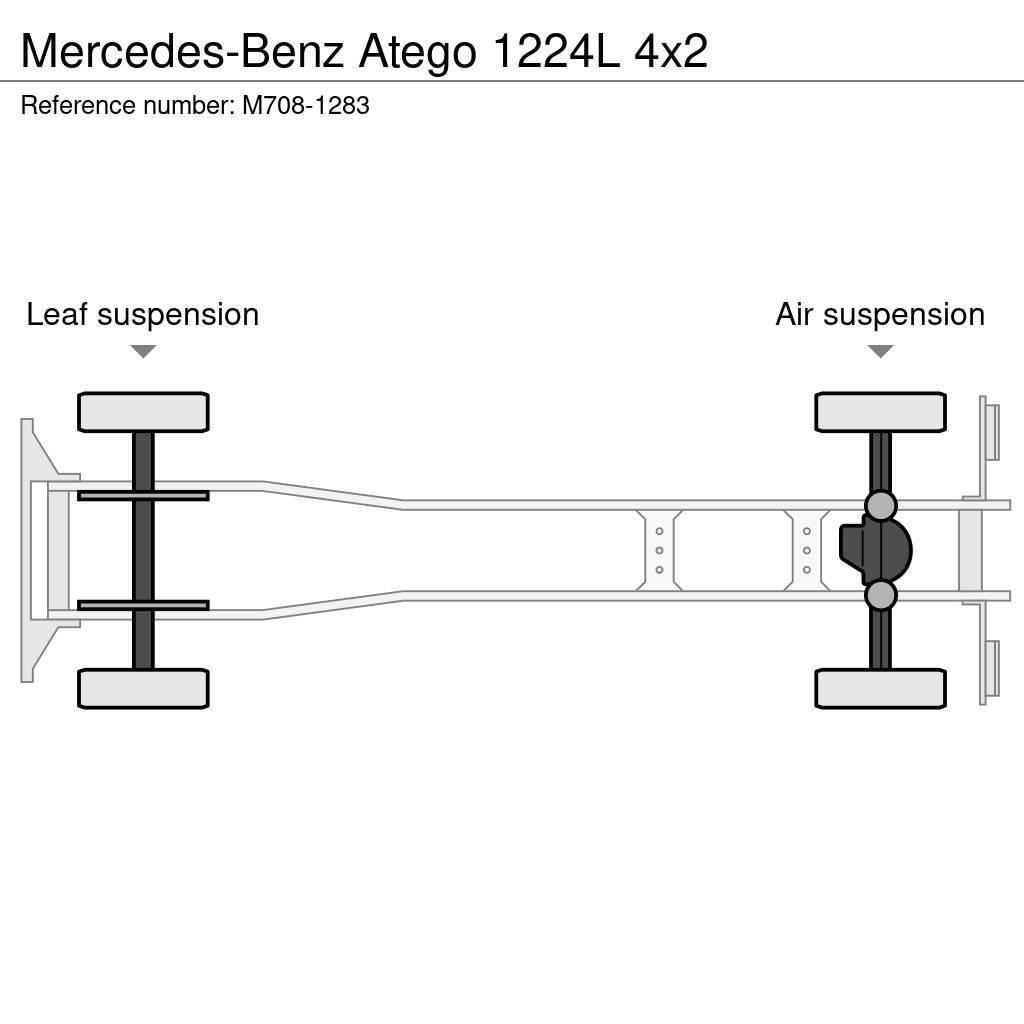 Mercedes-Benz Atego 1224L 4x2 Camiões de caixa fechada
