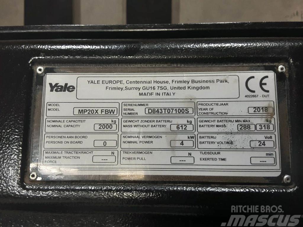 Yale MP20X Porta-paletes com plataforma