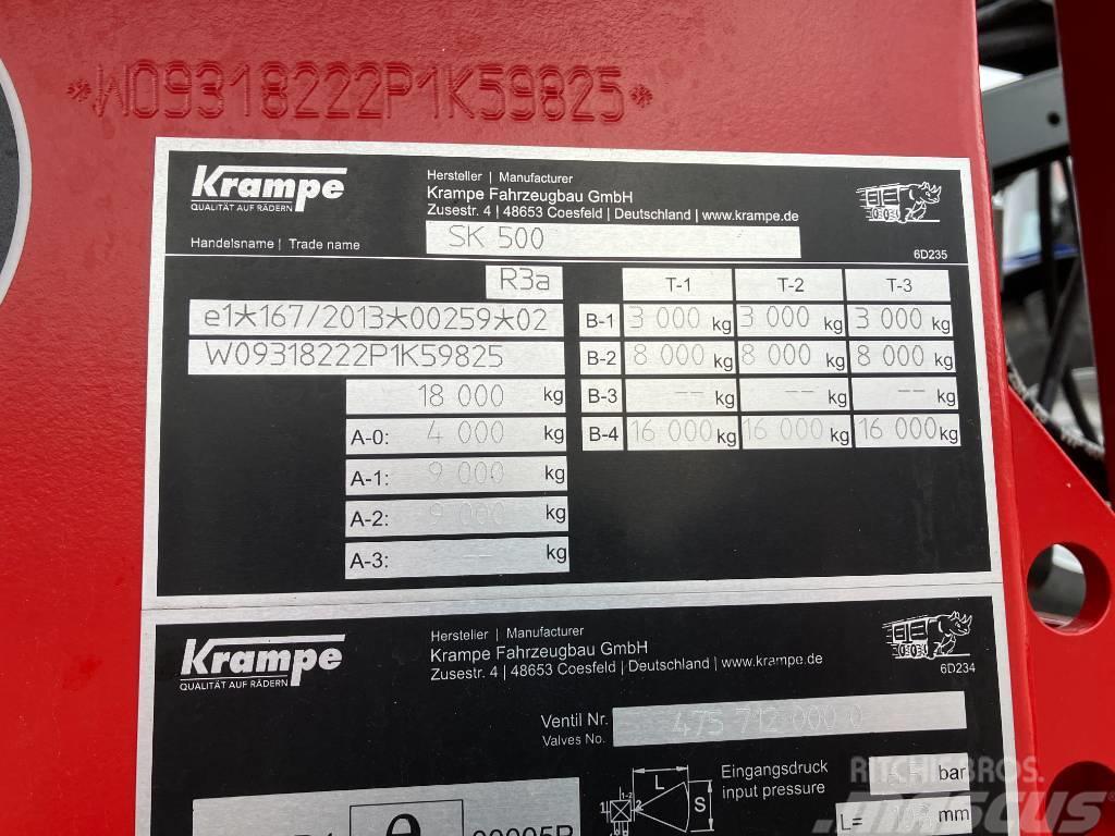Krampe SK 500 Reboques Agrícolas basculantes