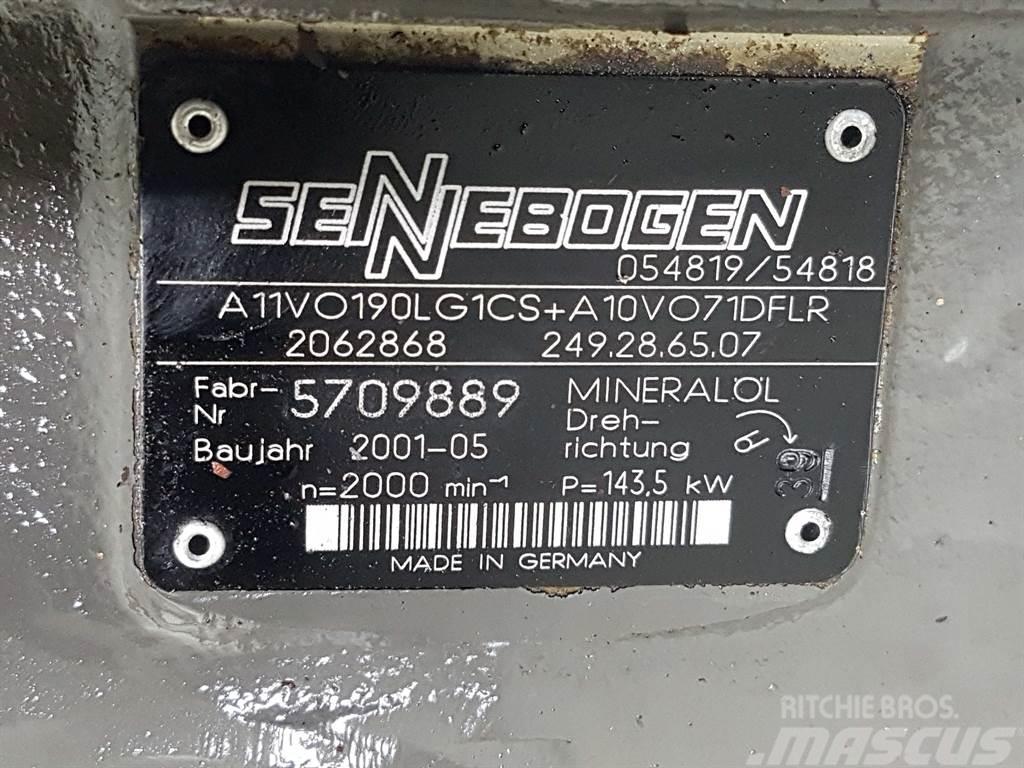 Sennebogen -Rexroth A11VO190LG1CS-Load sensing pump Hidráulica
