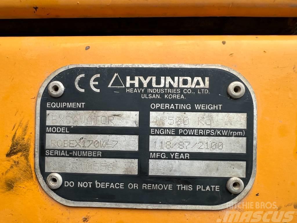 Hyundai R 170W-7 Escavadoras de rodas