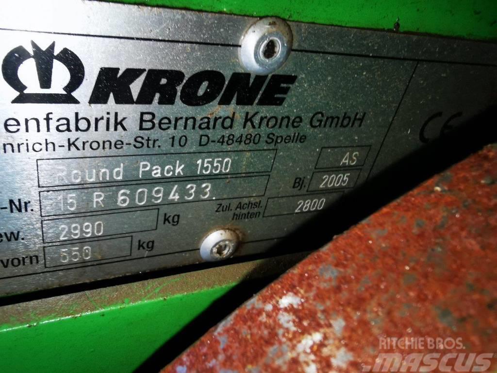 Krone Round Pack 1550 multi cut Enfardadeira de rolos