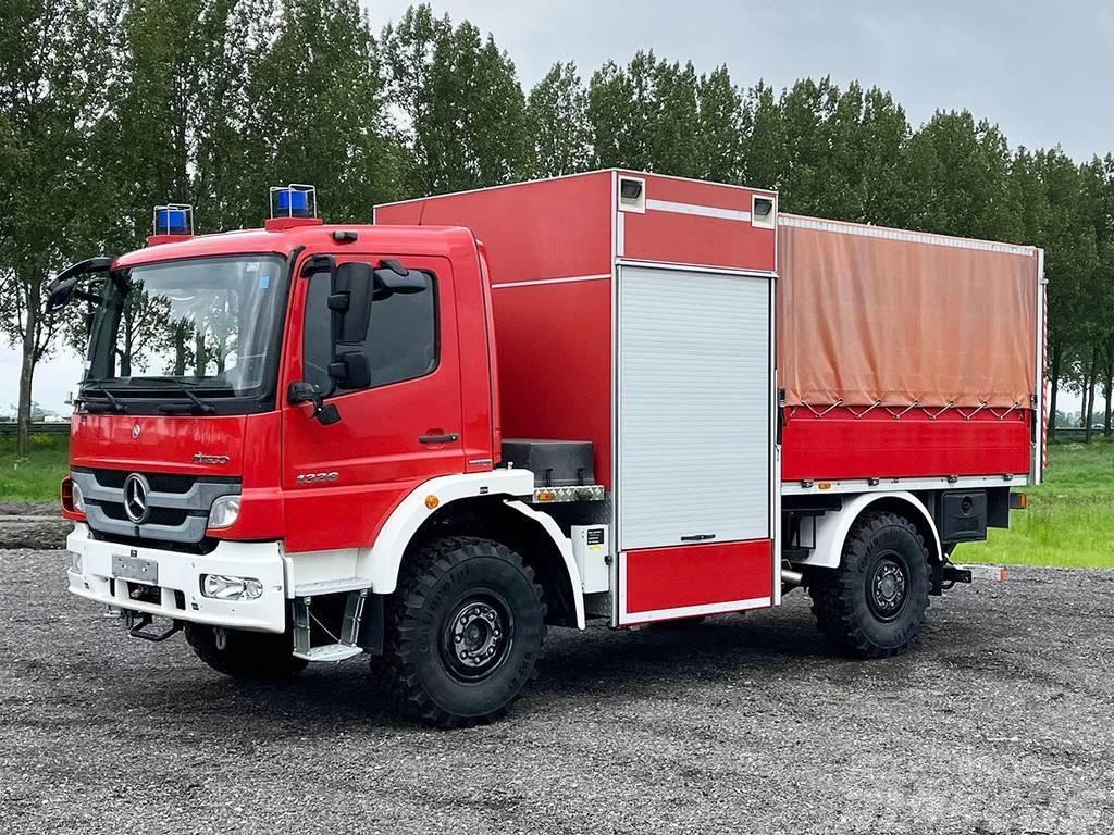 Mercedes-Benz Atego 1326 Tarpaulin / Canvas Box Truck Carros de bombeiros
